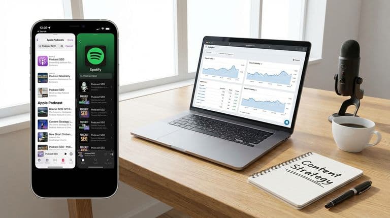 Podcast SEO: How to Get Your Show Found on Apple, Spotify, and Google